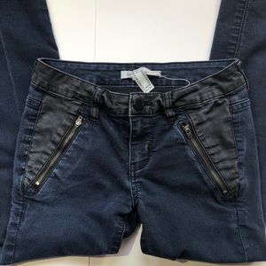 Jeans Black Pockets Womens US 25